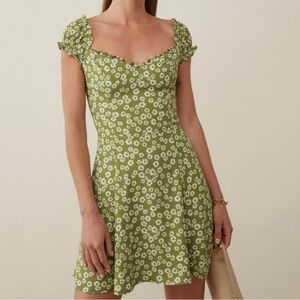 Reformation Pacey Dress Fennel